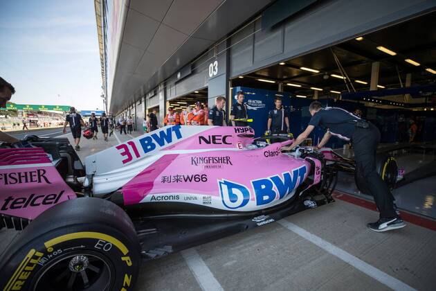 Esteban Ocon Sahara Force India F1 Team GBR FIA Formula 1 British Grand Prix Silverstone Copyright: xEIBNER Illmannx EP_EER