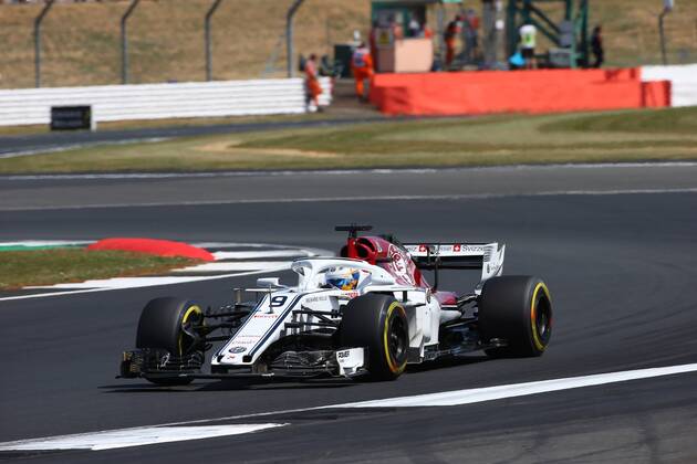 Photo4 LaPresse 07 07 2018 Silverstone, England Grand Prix Formula One England 2018 In the pic: Qualifying, Marcus Ericsson (SUE) Alfa Romeo Sauber C37  Copyright: xPhoto4 LaPressex