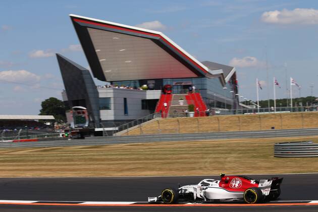 Photo4 LaPresse 07 07 2018 Silverstone, England Grand Prix Formula One England 2018 In the pic: Qualifying, Charles Leclerc (GER) Alfa Romeo Sauber C37  Copyright: xPhoto4 LaPressex
