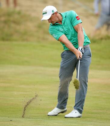 2018 Dubai Duty Free Irish Open, Ballyliffin Golf Club, Co. Donegal 8 7 2018 Paul Dunne on the 9th Paul Dunne on the 9th 8 7 2018  Copyright: x©INPHO OisinxKeniryx OSH_7922