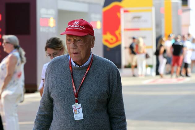 Photo4 LaPresse 08 07 2018 Silverstone, England Grand Prix Formula One England 2018 In the pic: Niki Lauda (AUT) Mercedes Non-Executive Chairman  Copyright: xPhoto4 LaPressex