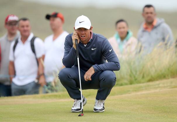 2018 Dubai Duty Free Irish Open, Ballyliffin Golf Club, Co. Donegal 8 7 2018 Rory McIlroy on the 10th green Rory McIlroy on the 10th green 8 7 2018  Copyright: x©INPHO OisinxKeniryx OSH_8211