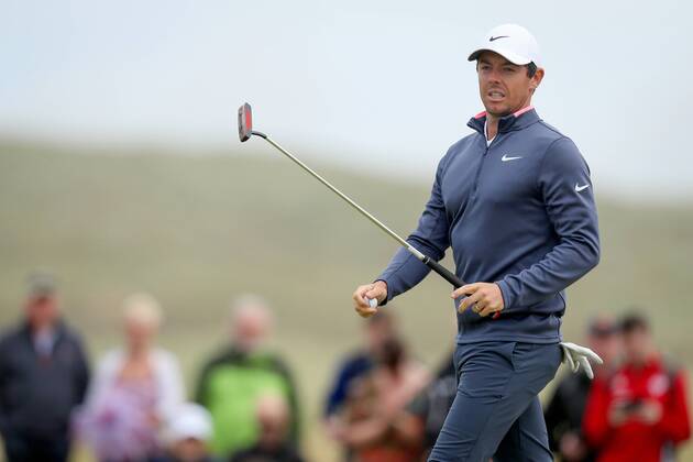 2018 Dubai Duty Free Irish Open, Ballyliffin Golf Club, Co. Donegal 8 7 2018 Rory McIlroy on the 10th green Rory McIlroy on the 10th green 8 7 2018  Copyright: x©INPHO OisinxKeniryx OSH_8232