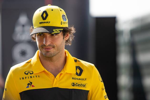 8th July 2018, Silverstone Circuit, Silverstone, England; British Formula One Grand Prix, Race Day; Renault Formula One Team driver Carlos Sainz Jr  ActionPlus12045398 TimxWilliams