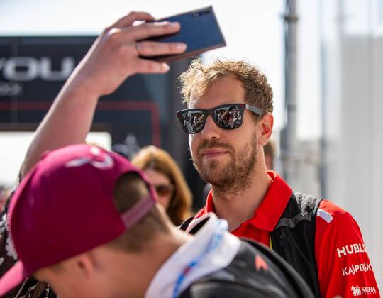8th July 2018, Silverstone Circuit, Silverstone, England; British Formula One Grand Prix, Race Day; Scuderia Ferrari driver Sebastian Vettel  ActionPlus12045401 TimxWilliams