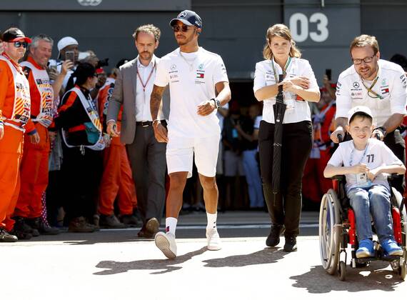 Motorsports: FIA Formula One World Championship WM Weltmeisterschaft 2018, Grand Prix of Great Britain, 44 Lewis Hamilton (GBR, Mercedes AMG Petronas Motorsport), Silverstone Great Britain