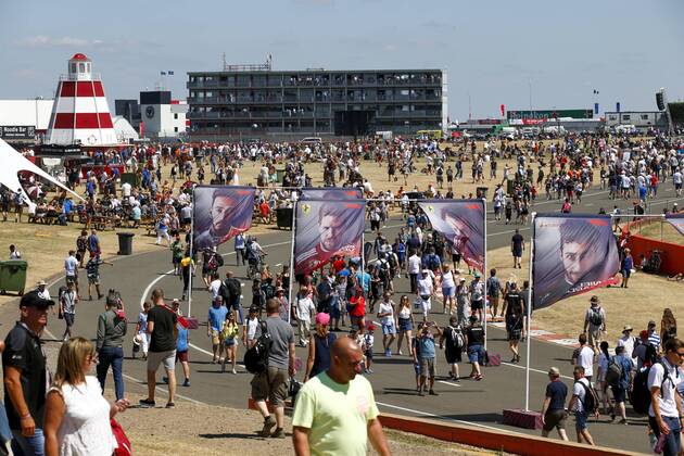 Motorsports: FIA Formula One World Championship WM Weltmeisterschaft 2018, Grand Prix of Great Britain, Fans, Paddock Silverstone Great Britain