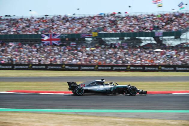Lewis Hamilton Mercedes AMG Petronas Formula One Team GBR FIA Formula 1 Grand Prix of Great Britain Race Silverstone Copyright: xEIBNER Illmannx EP_EER