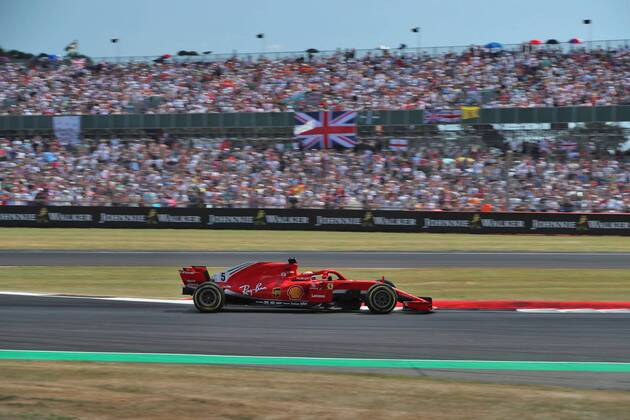 Sebastian Vettel Scuderia Ferrari GBR FIA Formula 1 Grand Prix of Great Britain Race Silverstone Copyright: xEIBNER Illmannx EP_EER