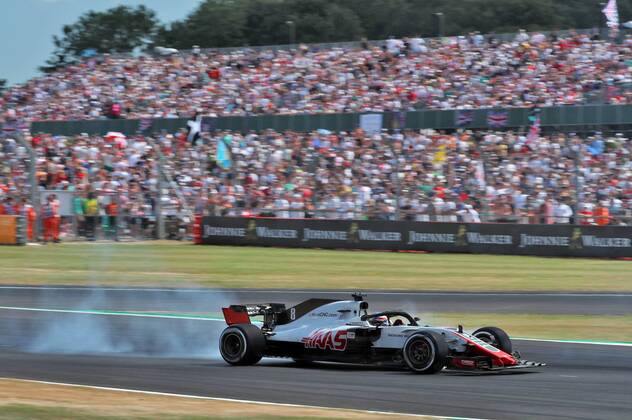 Romain Grosjean Haas F1 Team GBR FIA Formula 1 Grand Prix of Great Britain Race Silverstone Copyright: xEIBNER Illmannx EP_EER