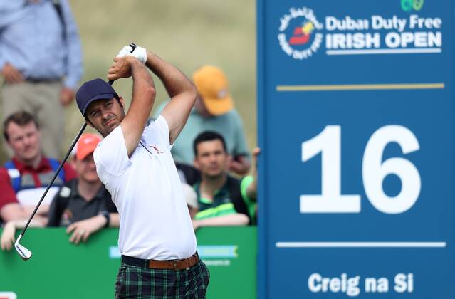 2018 Dubai Duty Free Irish Open, Ballyliffin Golf Club, Co. Donegal 8 7 2018 Jorge Campillo tees off on the 16th Jorge Campillo tees off on the 16th 8 7 2018  Copyright: x©INPHO OisinxKeniryx OSH_8545