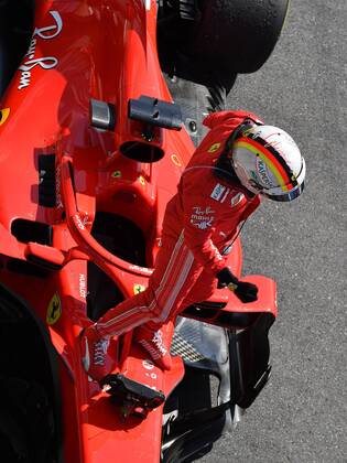 Sebastian Vettel Scuderia Ferrari formula 1 Grand Prix at Silverstone 08 07 2018 Photo mspb Jerry Andre Victor Sebastian Vettel formula 1 GP Great Britain 2018