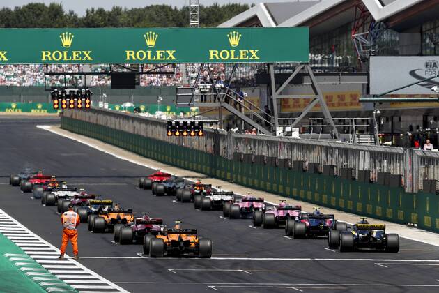 Motorsports: FIA Formula One World Championship WM Weltmeisterschaft 2018, Grand Prix of Great Britain, Start Silverstone Great Britain