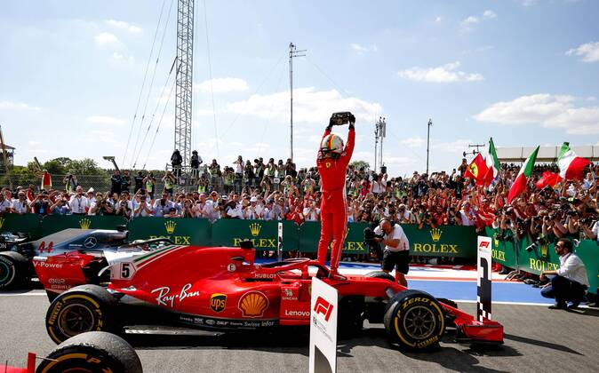 Motorsports: FIA Formula One World Championship WM Weltmeisterschaft 2018, Grand Prix of Great Britain, 5 Sebastian Vettel (GER, Scuderia Ferrari), Silverstone Great Britain