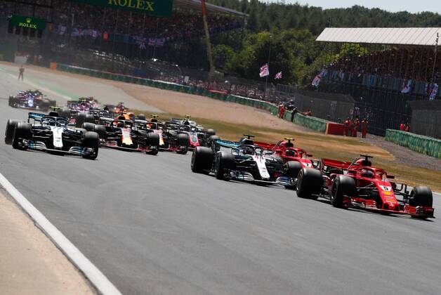 Start formula 1 GP Great Britain at Silverstone 08 07 2018 Photo mspb Jerry Andre Start Formula 1 GP Great Britain 2018