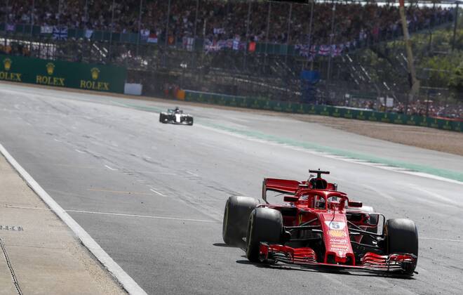 Motorsports: FIA Formula One World Championship WM Weltmeisterschaft 2018, Grand Prix of Great Britain, 5 Sebastian Vettel (GER, Scuderia Ferrari), Silverstone Great Britain