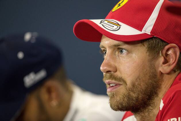 Sebastian Vettel Scuderia Ferrari GBR FIA Formula 1 Grand Prix of Great Britain Race Silverstone Copyright: xEIBNER Illmannx EP_EER