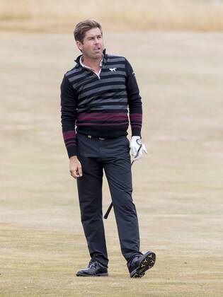 12th July 2018, Gullane Golf Club, Gullane, Scotland; Aberdeen Investments Scottish Open Golf, 1st round; Robert Rock on the 16th fairway  ActionPlus12046735 AlanxRennie