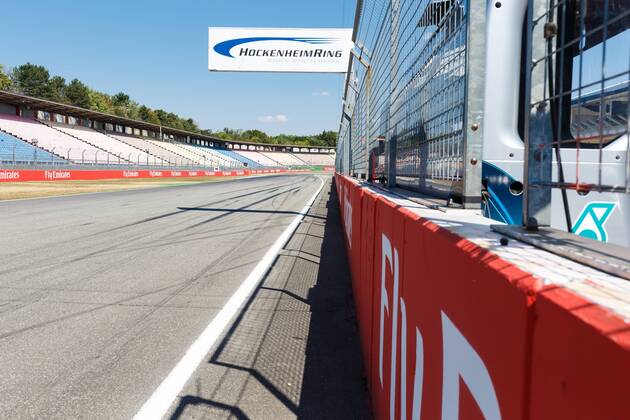 View of the start and finish straight Grand Prix of Germany 2018 Motorsport Formula 1 19 07 2018 Grand Prix of Germany 2018 Motorsport Formula 1 19 07 2018 Hockenheim Copyright: xEIBNER AlexanderxNeisx EP_ANS