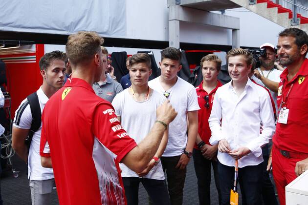 Motorsports: FIA Formula One World Championship WM Weltmeisterschaft 2018, Grand Prix of Germany, 5 Sebastian Vettel (GER, Scuderia Ferrari), Hockenheim Germany