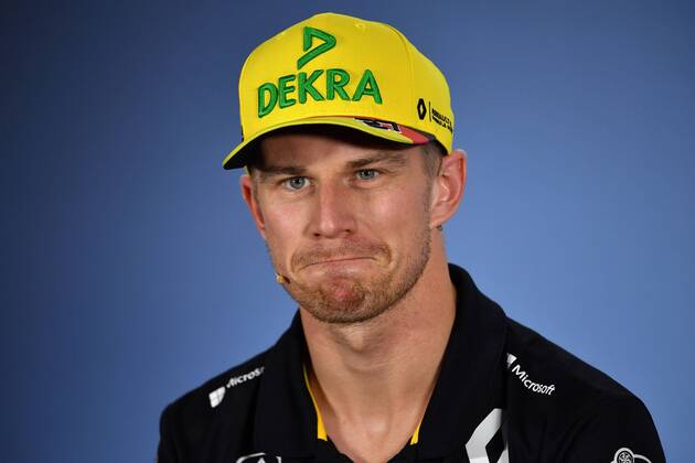 Nico HUELKENBERG HÜLKENBERG ENG Renault Sport F1 Team Action Single image single image Portrait Portrait Press Conference Formula 1 GP of GermanyGermany Hockenheimring Season 2018 on 19 07 2018