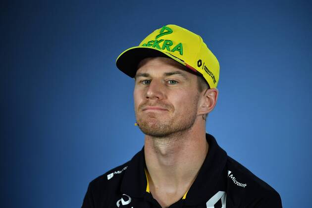 Nico HUELKENBERG HÜLKENBERG ENG Renault Sport F1 Team Action Single image single image Portrait Portrait Press Conference Formula 1 GP of GermanyGermany Hockenheimring Season 2018 on 19 07 2018