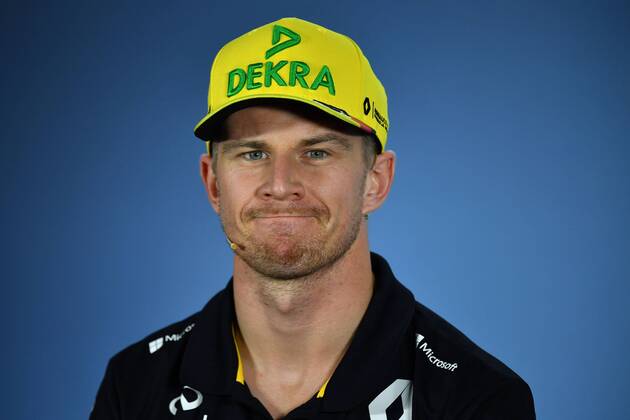 Nico HUELKENBERG HÜLKENBERG ENG Renault Sport F1 Team Action Single image single image Portrait Portrait Press Conference Formula 1 GP of GermanyGermany Hockenheimring Season 2018 on 19 07 2018
