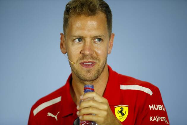 Motorsports: FIA Formula One World Championship WM Weltmeisterschaft 2018, Grand Prix of Germany, 5 Sebastian Vettel (GER, Scuderia Ferrari), Hockenheim Germany