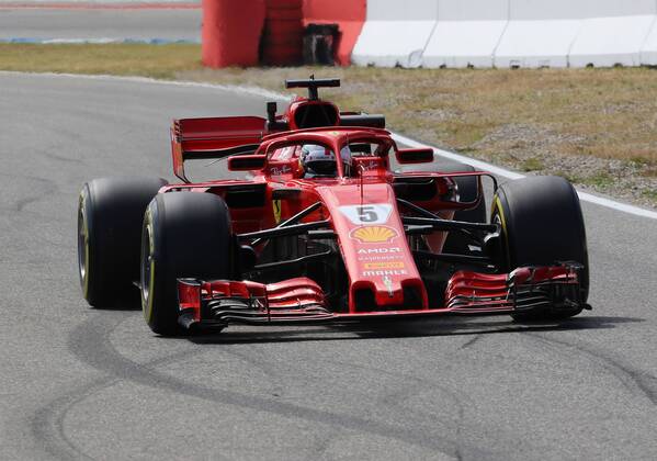 Sebastian Vettel Scuderia Ferrari Formula 1 GP Germany at Hockenheim 20 07 2018 Photo mspb Thomas Melzer Sebastian Vettel Formula 1 GP Germany 2018