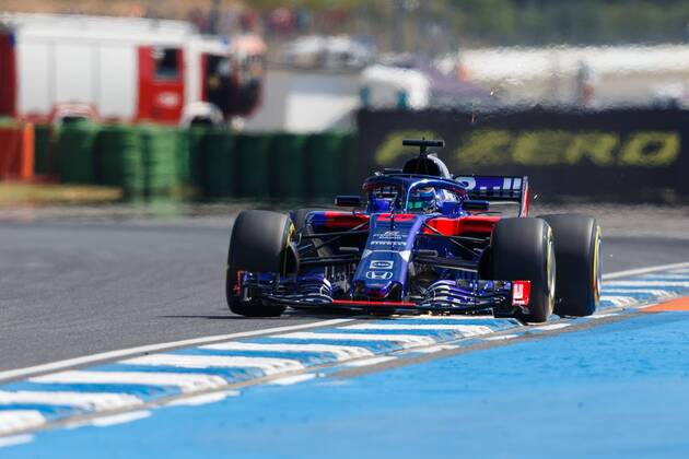 Brendon Hartley Scuderia Toro Rosso with his car on the track Grosser Preis von Deutschland 2018 Motorsport Formula 1 20 07 2018 German Grand Prix 2018 Motorsport Formula 1 20 07 2018 Hockenheim Copyright: xEIBNER AlexanderxNeisx EP_ANS