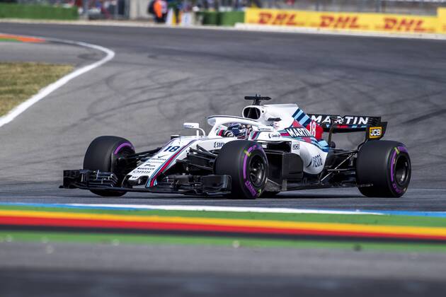Motorsport Formula 1 season 2018 2019 Training on Friday 20 07 2018 at the Hockenheimring in Hockenheim Germany Lance Stroll Williams Martini Racing turns into the Motodrom Copyright: xInderliedx