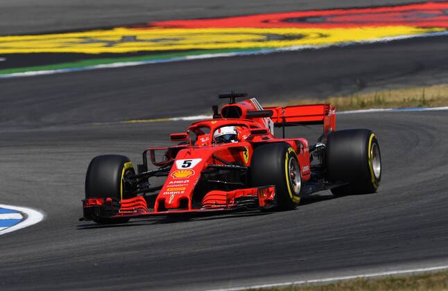 Sebastian Vettel Scuderia Ferrari Formula 1 GP Germany at Hockenheim 20 07 2018 Photo mspb Thomas Melzer Sebastian Vettel Formula 1 GP Germany 2018
