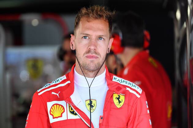 Sebastian VETTEL GER Scuderia Ferrari Action single image single image Portrait Portrait Portrait Training Formula 1 GP of GermanyGermany Hockenheimring season 2018 on 20 07 2018