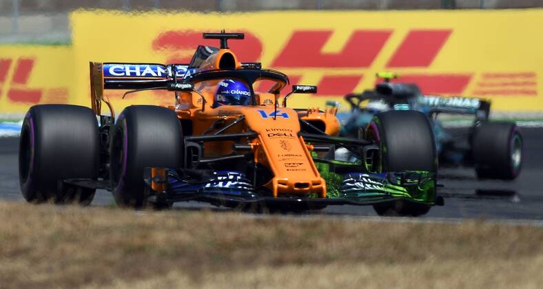 20 07 2018 xpsx Formula 1 Grand Prix of Germany Grand Prix of Germany 1 Free practice 2018 emspor v l Fernando Alonso McLaren F1 Team Valtteri Bottas Mercedes AMG Hockenheim