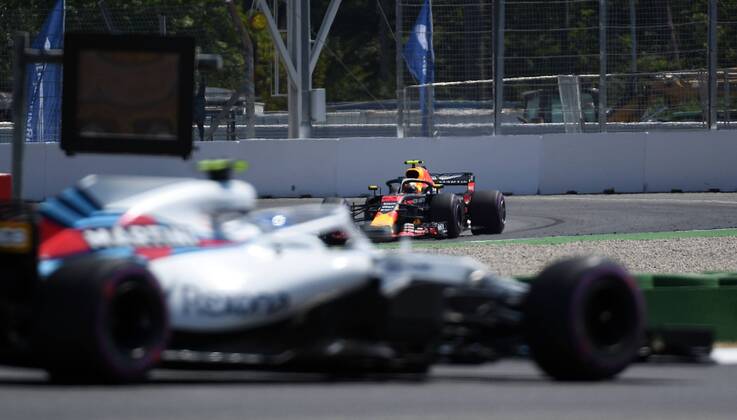 20 07 2018 xpsx Formula 1 Grand Prix of Germany Grand Prix of Germany 1 Free practice 2018 emspor v l A Giovinazzi Sauber Ferrari Max Verstappen Red Bull Racing Hockenheim