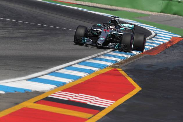 Photo4 LaPresse 20 07 2018 Hockenheimring, Germany Grand Prix Formula One Germany 2018 In the pic:Lewis Hamilton (GBR) Mercedes AMG F1 W09  Copyright: xPhoto4 LaPressex