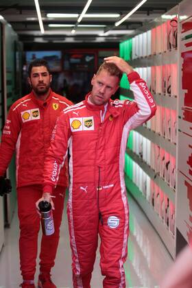 Photo4 LaPresse 20 07 2018 Hockenheimring, Germany Grand Prix Formula One Germany 2018 In the pic:Sebastian Vettel (GER) Scuderia Ferrari SF71H  Copyright: xPhoto4 LaPressex