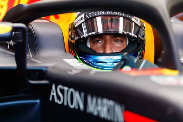 Daniel Ricciardo Red Bull Racing in the car Grand Prix of Germany 2018 Motorsport Formula 1 20 07 2018 German Grand Prix 2018 Motorsport Formula 1 20 07 2018 Hockenheim Copyright: xEIBNER AlexanderxNeisx EP_ANS