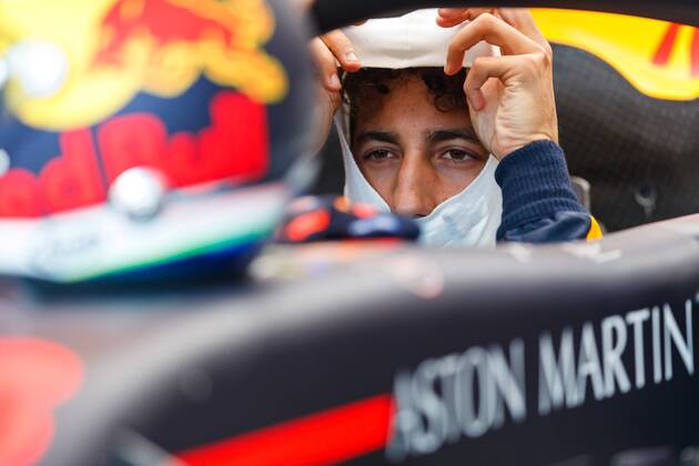 Daniel Ricciardo Red Bull Racing in the car Grand Prix of Germany 2018 Motorsport Formula 1 20 07 2018 German Grand Prix 2018 Motorsport Formula 1 20 07 2018 Hockenheim Copyright: xEIBNER AlexanderxNeisx EP_ANS