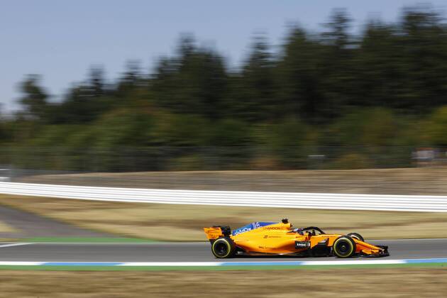 Motorsports: FIA Formula One World Championship WM Weltmeisterschaft 2018, Grand Prix of Germany, 14 Fernando Alonso (ESP, McLaren F1 Team), Hockenheim Germany