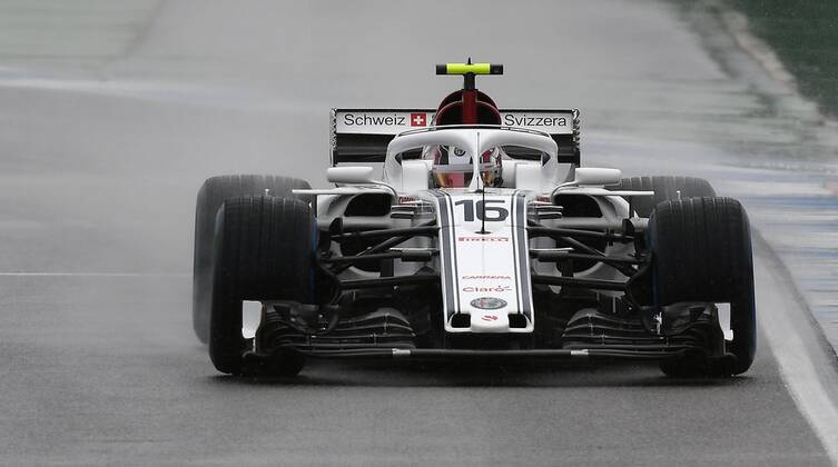 21 07 2018 xpsx Formula 1 FIA Grand Prix of Germany 3 Free practice 2018 emspor v l Charles Leclerc Sauber Ferrari Hockenheim