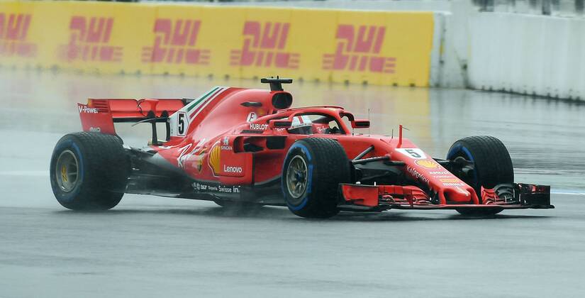 21 07 2018 xpsx Formula 1 FIA Grand Prix of Germany 3 Free practice 2018 emspor v l Sebastian Vettel Ferrari Scuderia Ferrari Hockenheim