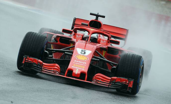 21 07 2018 xpsx Formula 1 FIA Grand Prix of Germany 3 Free practice 2018 emspor v l Sebastian Vettel Ferrari Scuderia Ferrari Hockenheim