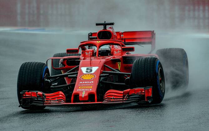 21 07 2018 xpsx Formula 1 FIA Grand Prix of Germany 3 Free practice 2018 emspor v l Sebastian Vettel Ferrari Scuderia Ferrari Hockenheim