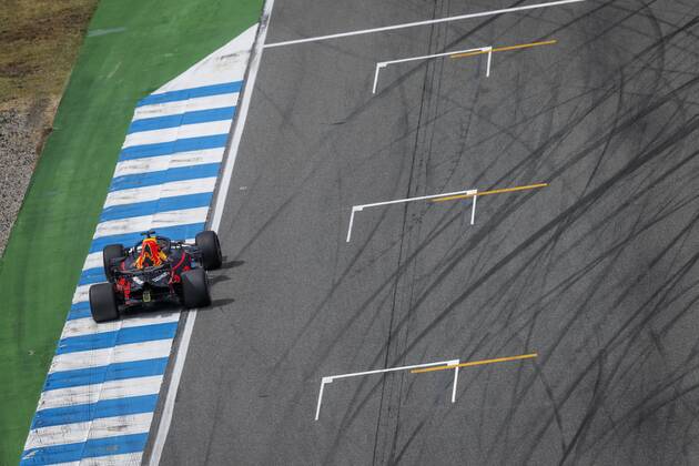 Motorsports: FIA Formula One World Championship WM Weltmeisterschaft 2018, Grand Prix of Germany, 3 Daniel Ricciardo (AUS, Aston Martin Red Bull Racing), Hockenheim Germany