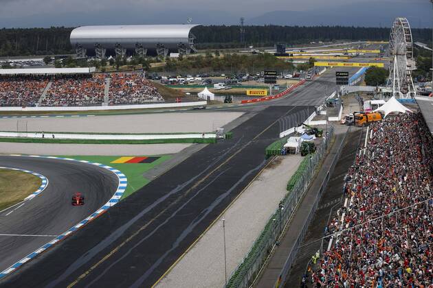 Motorsports: FIA Formula One World Championship WM Weltmeisterschaft 2018, Grand Prix of Germany, 5 Sebastian Vettel (GER, Scuderia Ferrari), Hockenheim Germany