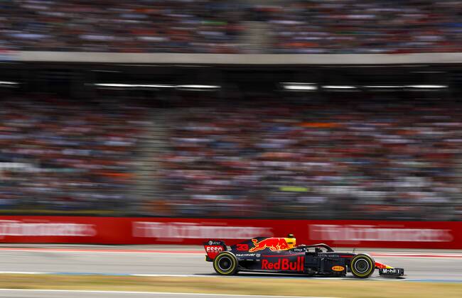 Motorsports: FIA Formula One World Championship WM Weltmeisterschaft 2018, Grand Prix of Germany, 33 Max Verstappen (NLD, Aston Martin Red Bull Racing), Hockenheim Germany