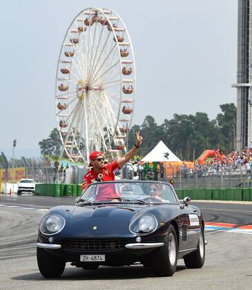 22 07 2018 xpsx Formula 1 FIA Grand Prix of Germany race 2018 emspor v l Driver parade Sebastian Vettel Ferrari Scuderia Ferrari Hockenheim