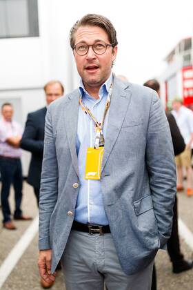 Federal Minister of Transport Andreas Scheuer Grand Prix of Germany 2018 Motorsport Formula 1 22 07 2018 German Grand Prix 2018 Motorsport Formula 1 22 07 2018 Hockenheim Copyright: xEIBNER AlexanderxNeisx EP_ANS