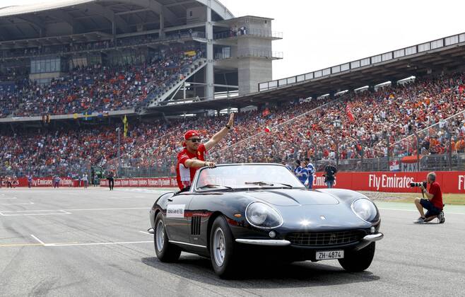 Motorsports: FIA Formula One World Championship WM Weltmeisterschaft 2018, Grand Prix of Germany, 5 Sebastian Vettel (GER, Scuderia Ferrari), Hockenheim Germany